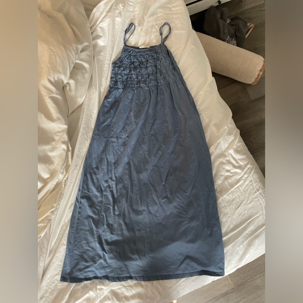 Grade & Gather boutique smocked maxi dress S/Small